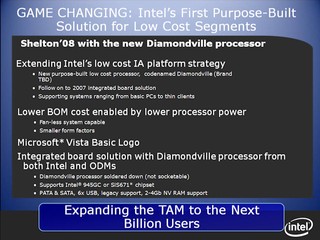 Intel's First Purpose-Built Solution for Low Cost Segments
