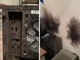 行雷擊中「網絡線材」直入室內 路由器與電腦主機當場燒毀 牆被炸黑 行雷擊中「網絡線材」直入室內 路由器與電腦主機當場燒毀 牆被炸黑