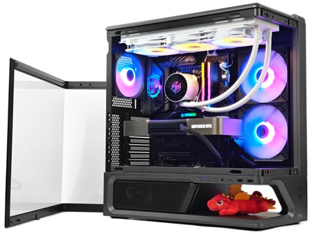 下方用來放「公仔」 ... !! MSI MPG VIXTA 300R PZ 全景機箱 下方用來放「公仔」 ... !! MSI MPG VIXTA 300R PZ 全景機箱