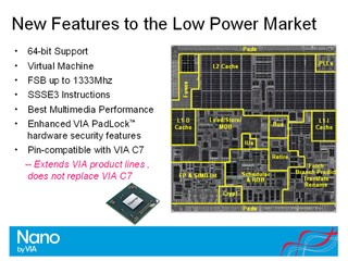 VIA Nano CPU Spec