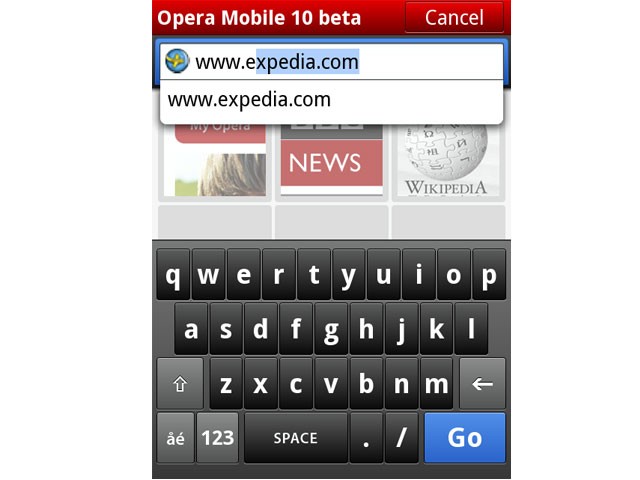 Opera Mobile 10 beta for WM