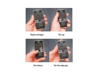 How do you hold your Nokia?