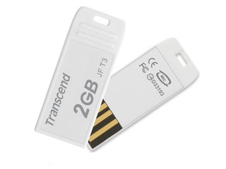 輕巧纖薄體積僅重2公克 Transcend JetFlash T3隨身碟