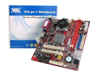 主機板+CPU All in one只需$499 VIA PC2500E 12W功耗主機板