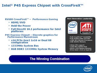 The Winning Combination!? 雙A合併無礙P45支援CrossFireX
