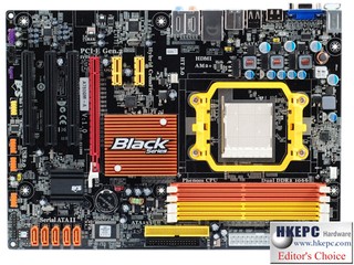全城熱賣RS780主機板只售$799 ECS「 Black Series 」A780GM-A