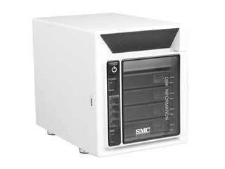 最高支援1000Mbps 高速傳輸 SMC  NAS04 極速4 Bay NAS