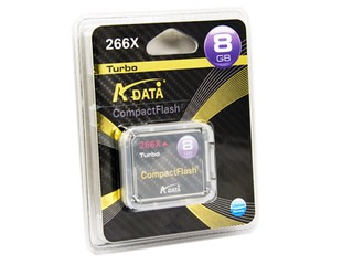 高達40MB/s傳輸效能 A-DATA Turbo 266X CF記憶卡