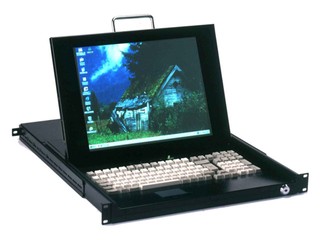 四合一抽拉式調整功能 ATEN 腦切換器CS-138L