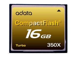 350高倍速CF記憶體卡 A-DATA Turbo CF 350X
