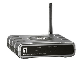 免費獲贈5 dBi特強増益天線 LevelOne WBR-3408無線路由器