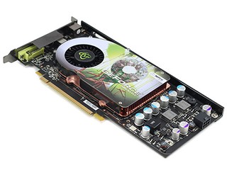 HDMI + DVI 輸出接口 XFX GF9600GT 512MB HDMI