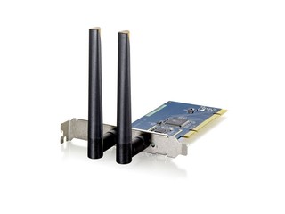 提供WPS 無線加密功能 LevelOne N_Max雙天線接收器