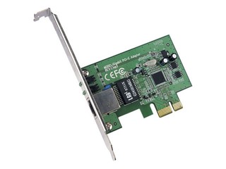 採用PCI-Express x1介面 TP-LINK TG-3468 PCI-e網絡卡