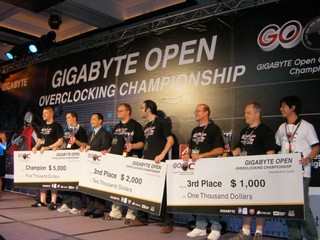 技嘉GO OC 2008全球超頻大賽 瑞典二隊以總積分24分脫穎而出