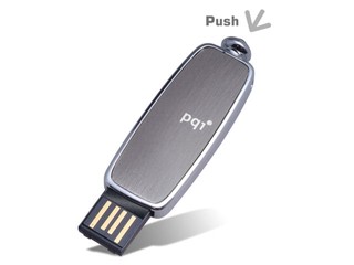 一按即彈!彈弓式開合設計 PQi Intelligent Drive i830隨身碟