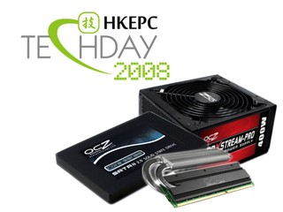 十多份OCZ禮品Techday 08 等你拿 隨時拿走30GB SSD、DDR3 2GB RAM