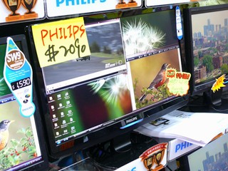 最新Philips 23吋LCD到貨 Philips 230EI HSB LCD顯示器