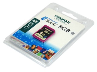 IEC 60529 IPX7防水等級 KINGMAX Waterproof SDHC