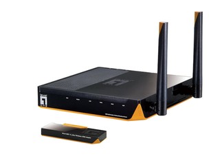 11n路由器及接收器 2合1套裝 LevelOne N_Max Wireless N WSK-3000