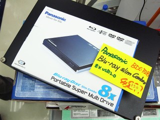 外置 Blu-ray 光碟機好評熱賣 Panasonic Blu-ray Slim Combo