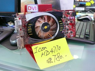 定價港幣$780! 性價比十足!! Icon Radeon HD 4770率先有售
