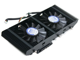 雙風扇增強散熱能力 PC Cooler 愛琴海加強版繪圖卡散熱器
