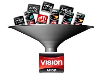 AMD全新VISION技术平台化计划 放弃Better by Design     全新Logo曝光