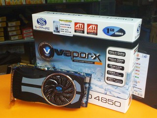 加入熱超導 Vapor-X 技術 Sapphire VAPOR-X HD 4850 到貨