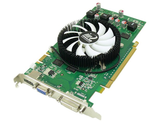 低功耗省卻6 Pin供電Inno3D GeForce 9600GT Green Edition - 電腦