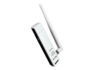 可換式4dBi 增益天線有助穿牆過壁 TP-LINK TL-WN722N無線網絡接收器