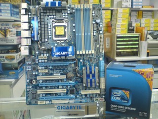P55主機板配Core i5 750處理器 同時購買可享組合優惠價