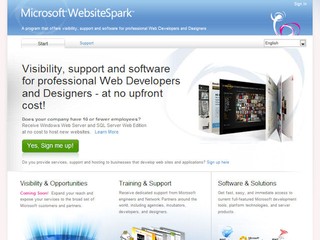 協助網頁設計開發締造商機 Microsoft WebsiteSpark 計劃