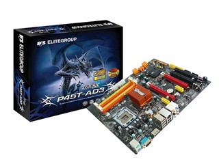 加強普及DDR3記憶體模組 ECS P45T-AD3主機板
