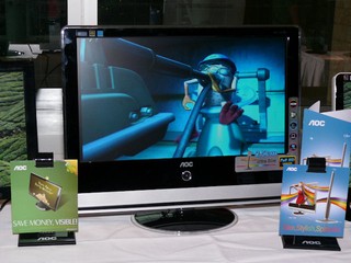 採用最超薄華麗外觀設計 AOC發佈多款LCD屏幕、LCD TV產品