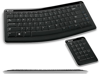 7mm超薄  支援WM手機!! 微軟Bluetooth Mobile鍵盤6000