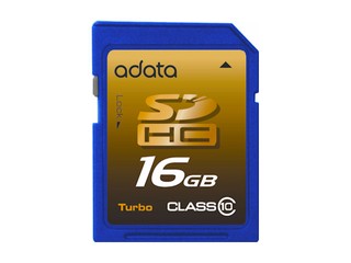 傳輸速率可達22MB/s以上 A-DATA Turbo SDHC Class 10