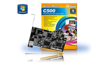 獨立音訊輸入 避免聲畫不同步 Compro VideoMate C500擷取卡