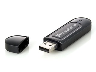 支援 300Mbps 傳輸網絡接收  LevelOne WUA-0616 USB Adapter 