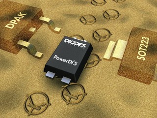 採用新型PowerDI5封裝 Diodes雙極型三極管 採用新型PowerDI5封裝 Diodes雙極型三極管