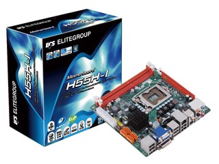 採用mini-ITX 規格 ECS H55H-I 主機板