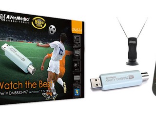 支援Snug InternetTV網上收看電視功能 AVerTV DMB852-FB世界盃特別版