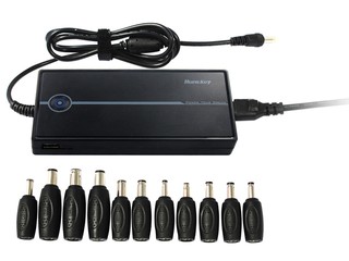 內置 5V USB充電接口 Huntkey Slim-90W NB萬用電源器