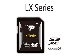 高容量64GB Class 10 SDXC Patrio 推出LX系列UHS-1記憶卡