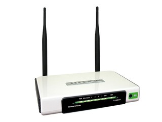 配搭2條 5dBi特強增益天線 TP-LINK TL-WR841N路由器接收更強