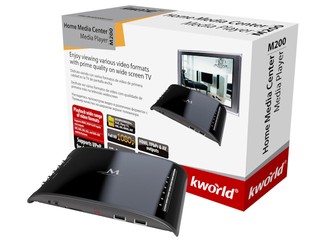 提供RMVB畫面優化 支援多種格式影片 KWorld M200高畫質多媒體播放器