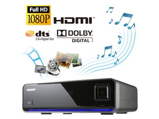 支援1080p影像、多聲道環繞音效 QNAP NMP-1000P多媒體播放器