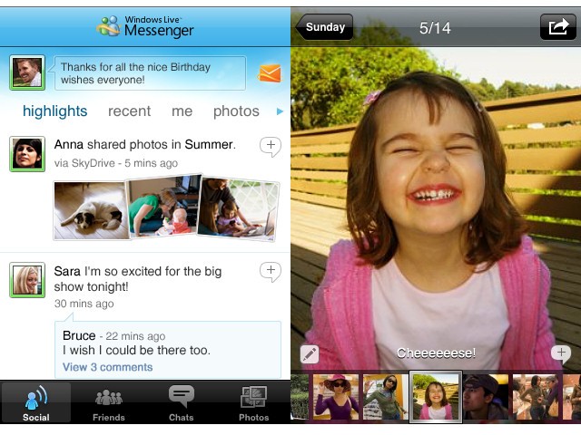 Windows Live Messenger App