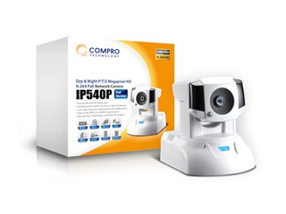 支援H.264+百萬像素影像處理 Compro IP570P/IP540P網絡攝影機