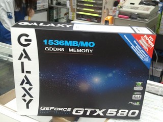 全新旗艦級繪圖卡腦場有售 Galaxy GF GTX 580售價$3999